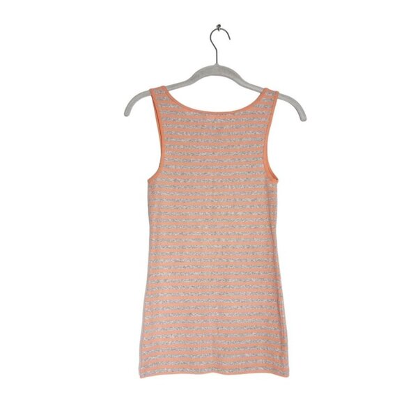Gap Women's Stretch Tank Top in Peach Stripe - Sz M (NWT) - Picture 2 of 6